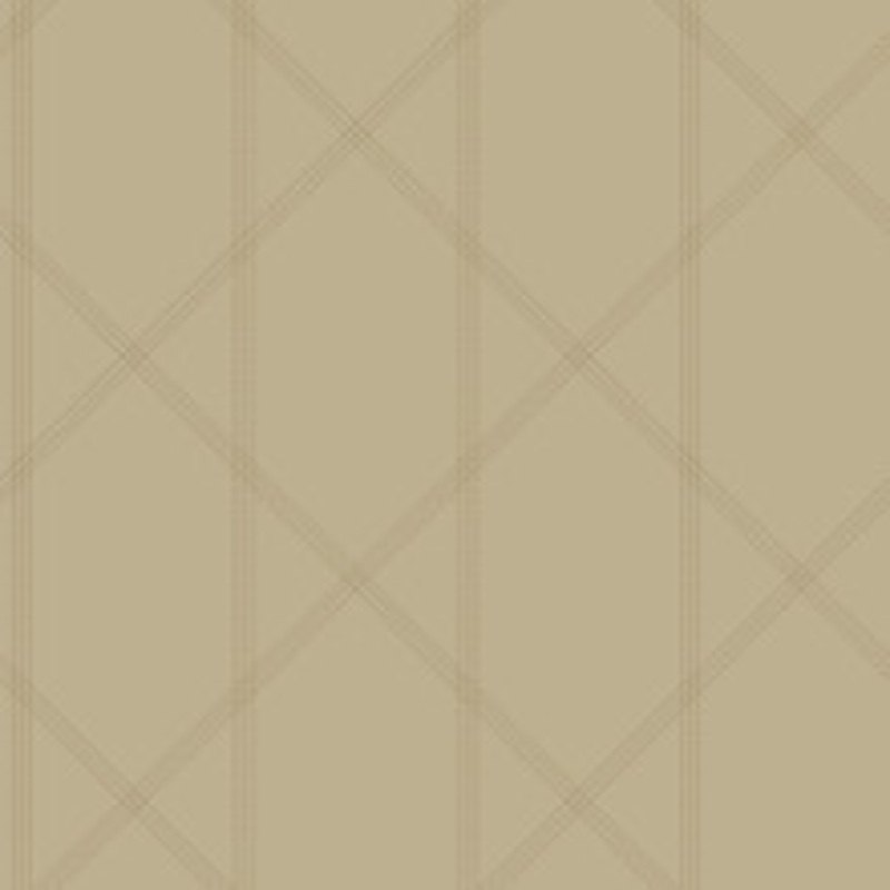 A-Street Prints Walcott Taupe Stitched Trellis Wallpaper