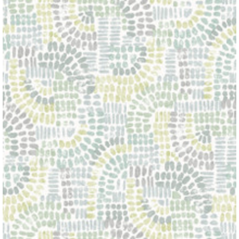 A-Street Prints Wanderer Aquamarine Mosiac Wallpaper
