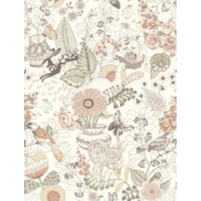 A-Street Prints Whimsy Coral Fauna Wallpaper