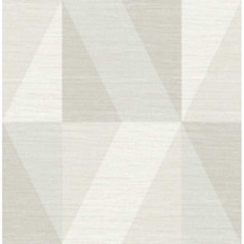 A-Street Prints Winslow Bone Geometric Faux Grasscloth Wallpaper
