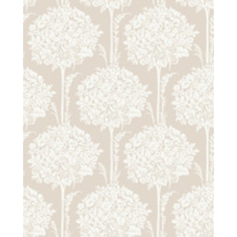 A-Street Prints Zaria Taupe Topiary Wallpaper
