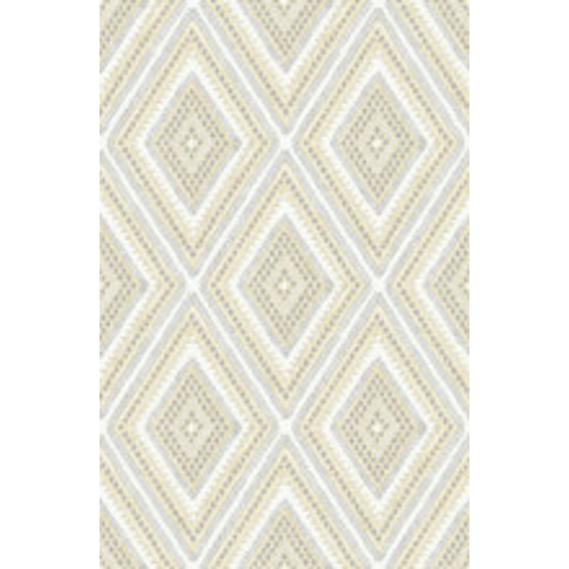 A-Street Prints Zaya Light Yellow Tribal Diamonds Wallpaper