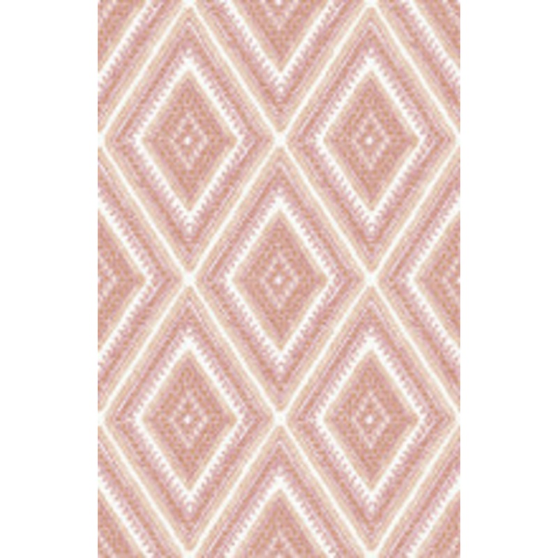 A-Street Prints Zaya Orange Tribal Diamonds Wallpaper