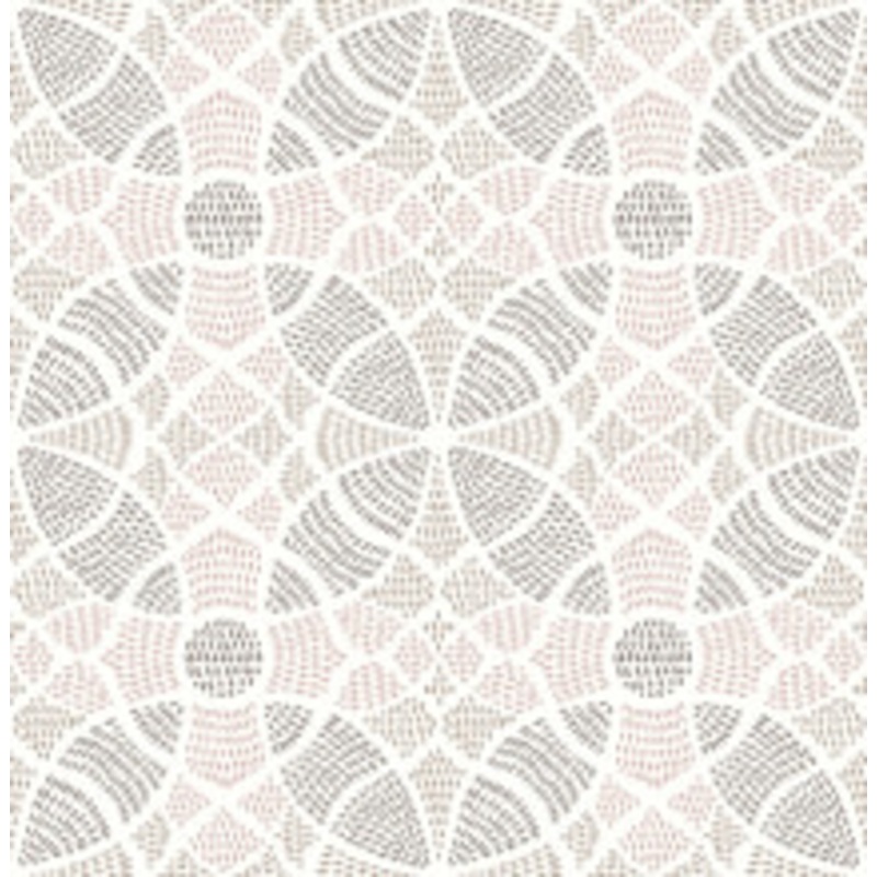 A-Street Prints Zazen Rose Geometric Wallpaper