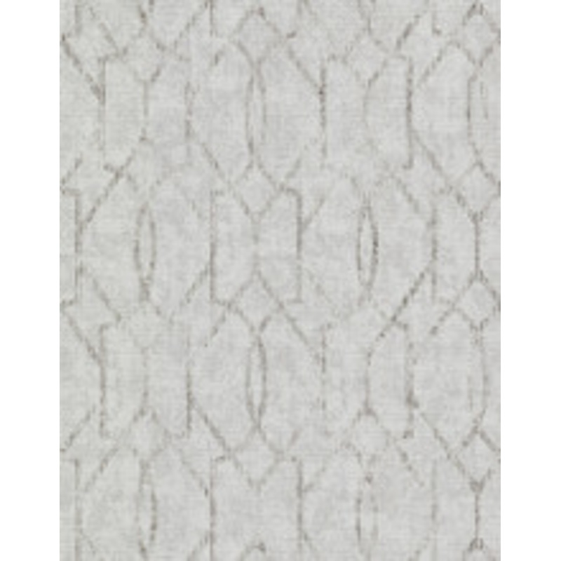 A-Street Prints Ziva Platinum Metallic Trellis Wallpaper