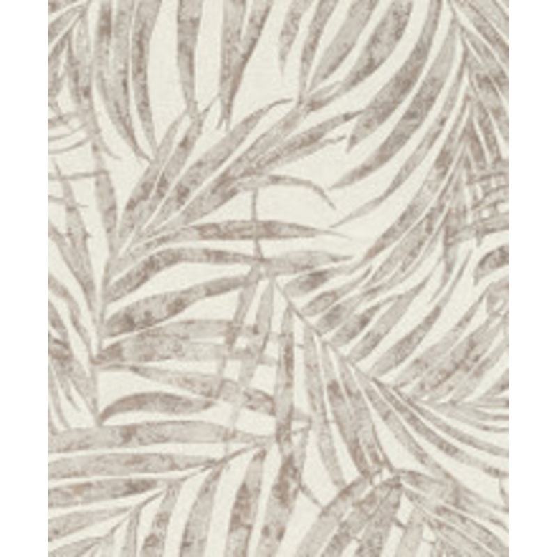 Advantage Anzu Pewter Frond Wallpaper