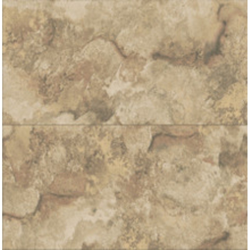 Advantage Aria Light Brown Marbled Tile Wallpaper