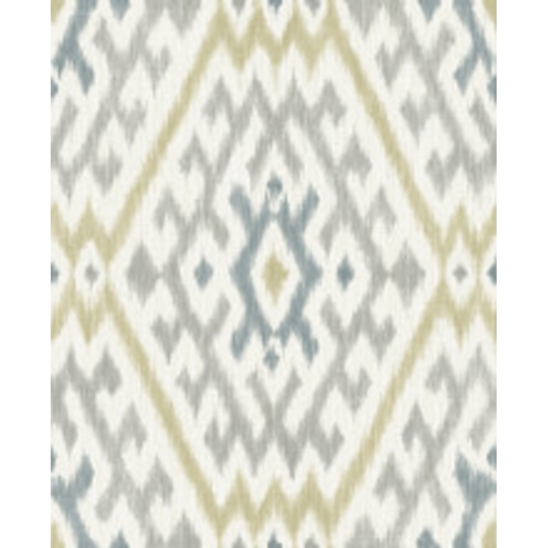 A-Street Prints Solola Chartreuse Ikat Wallpaper