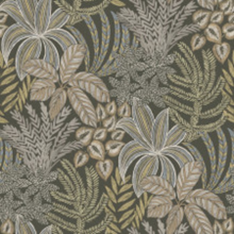 A-Street Prints Sumner Brown Woodland Botanical Wallpaper