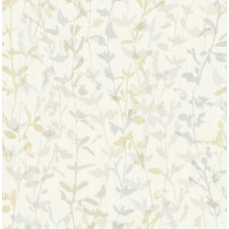 A-Street Prints Thea Light Grey Floral Trail Wallpaper