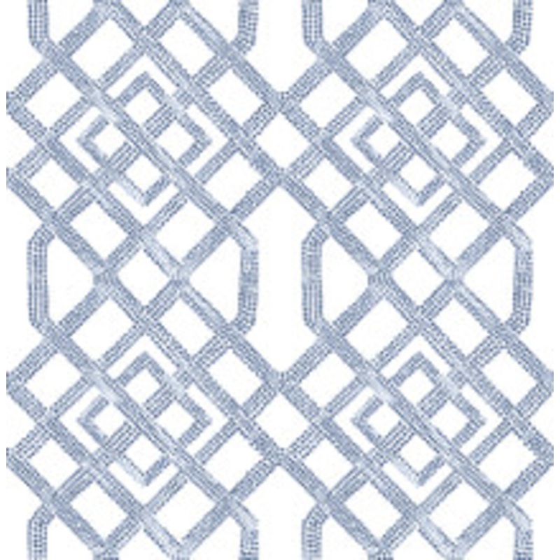 A-Street Prints Traverse Blue Trellis Wallpaper