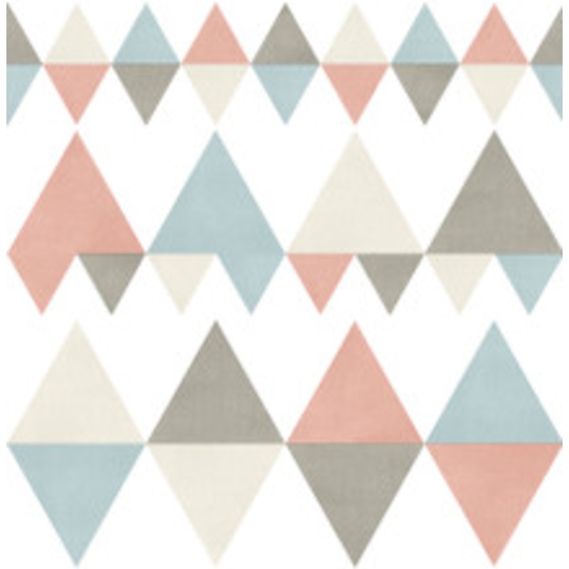 A-Street Prints Trilogy Coral Geometric Wallpaper