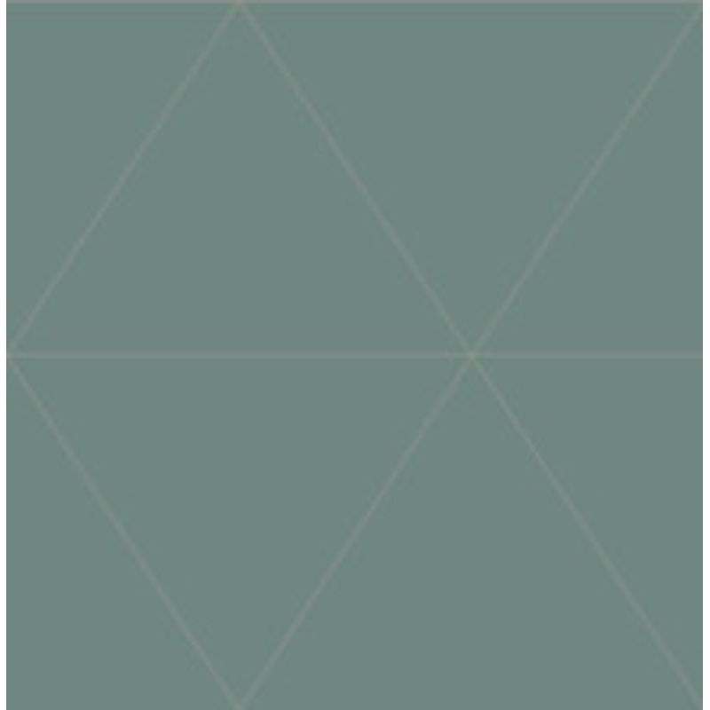 A-Street Prints Twilight Green Geometric Wallpaper
