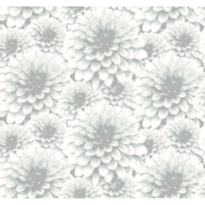 A-Street Prints Umbra Light Grey Floral Wallpaper