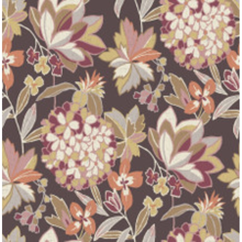 A-Street Prints Valdivian Honey Floral Wallpaper