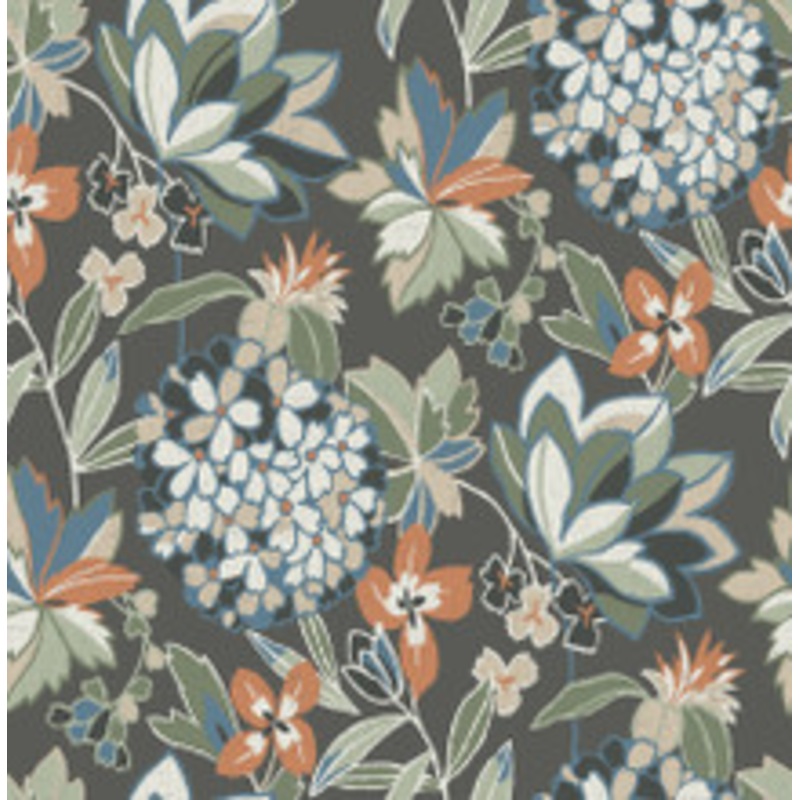 A-Street Prints Valdivian Moss Floral Wallpaper