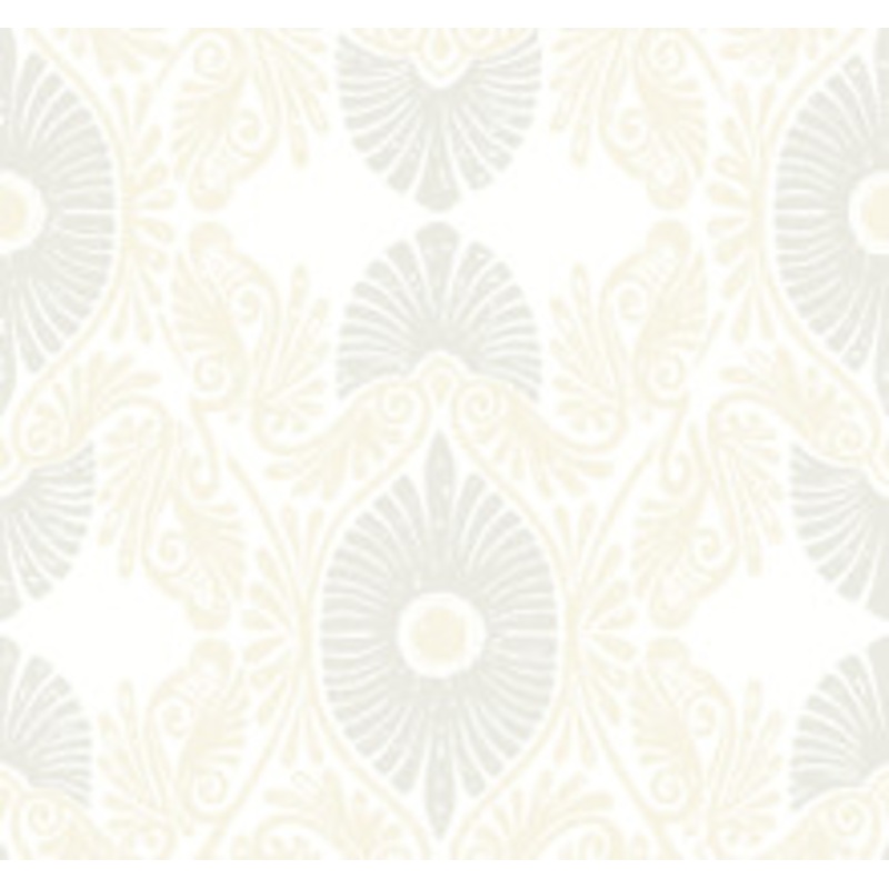 A-Street Prints Villa Bone Embellished Ogee Wallpaper