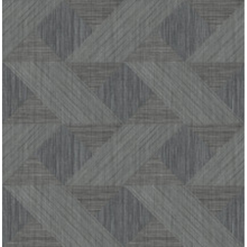 A-Street Prints Presley Black Tessellation Wallpaper