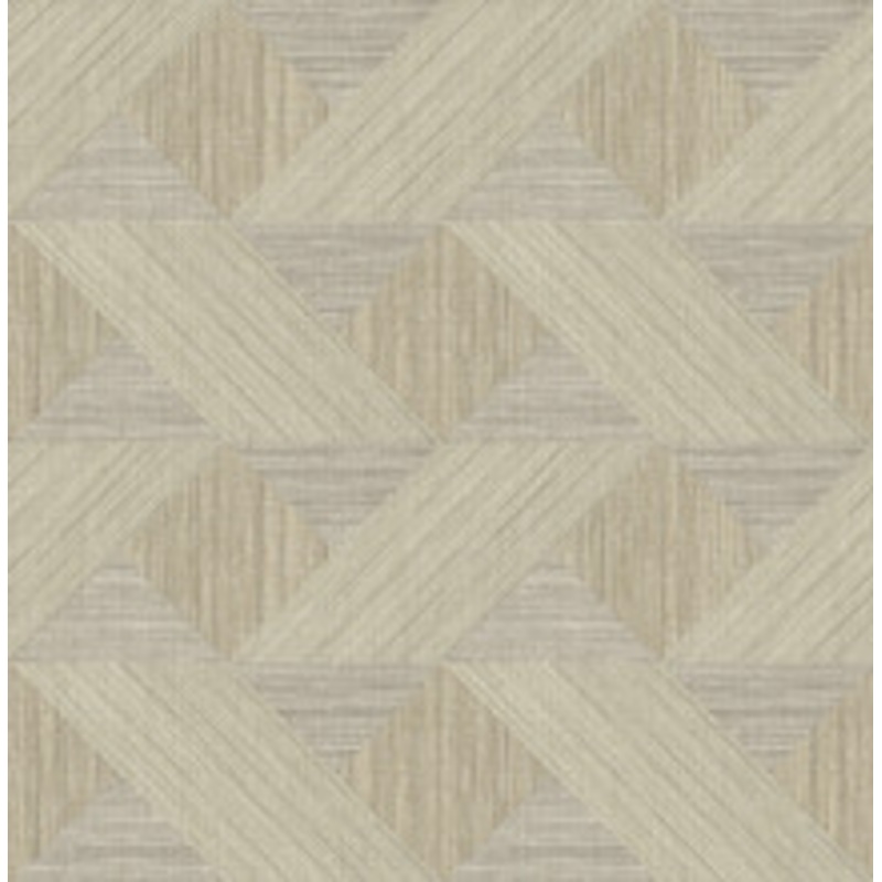A-Street Prints Presley Coffee Tessellation Wallpaper