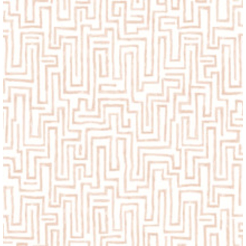 A-Street Prints Ramble Blush Geometric Wallpaper