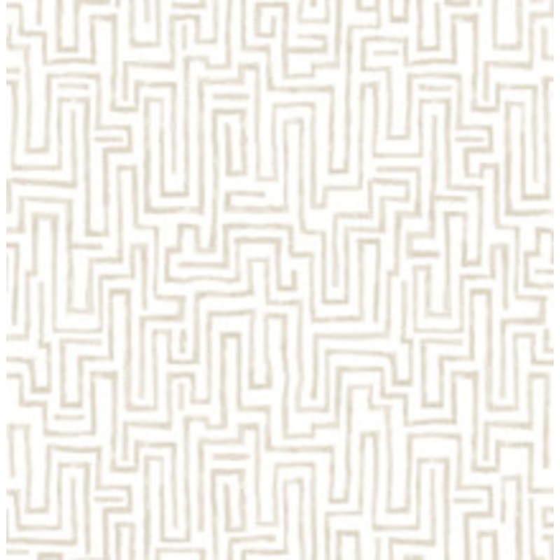 A-Street Prints Ramble Taupe Geometric Wallpaper