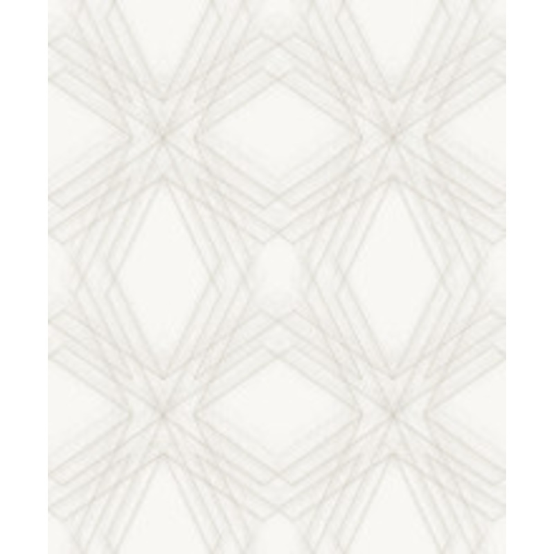 A-Street Prints Relativity Off White Geometric Wallpaper