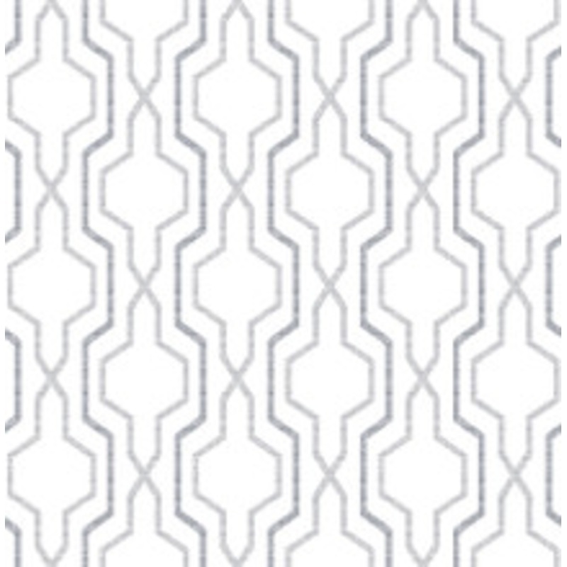A-Street Prints Rion Grey Trellis Wallpaper