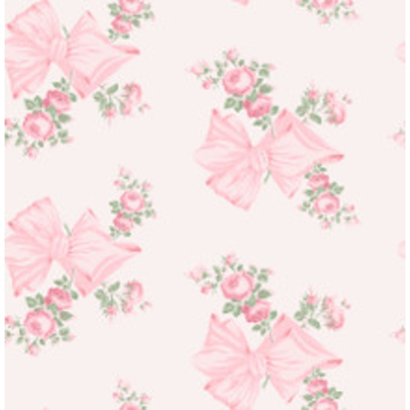 A-Street Prints Rosa Beaux Pink Mint Large Bow Spot Wallpaper
