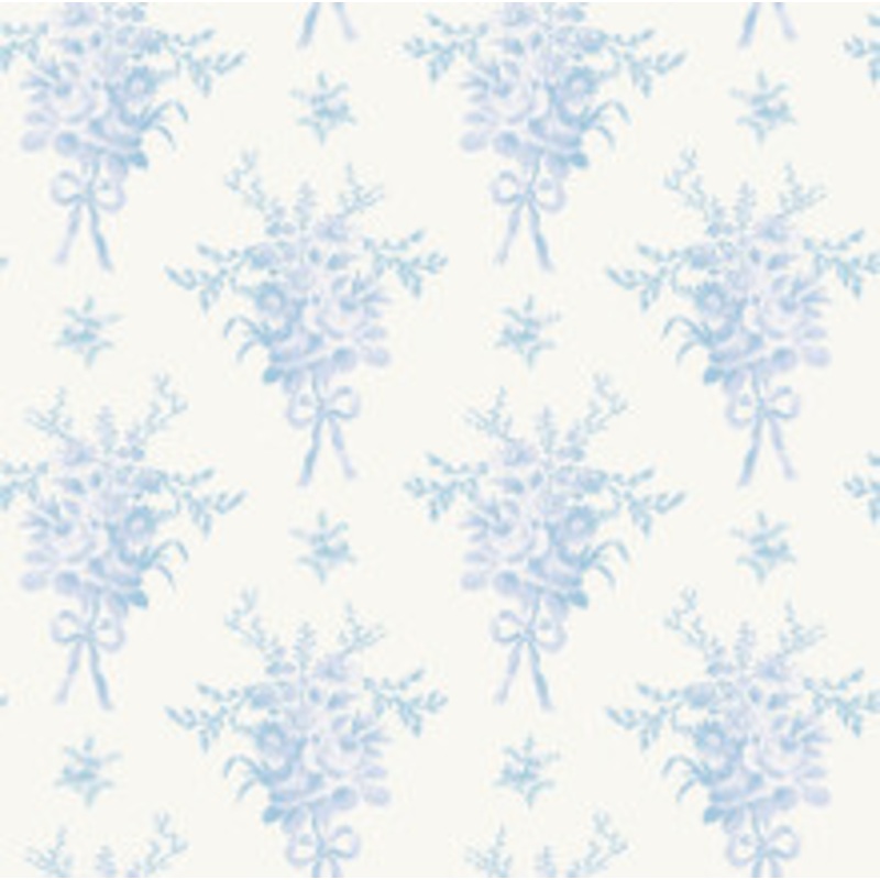 A-Street Prints Rosie Arrangements Icey Winters Bouquet Toss Wallpaper