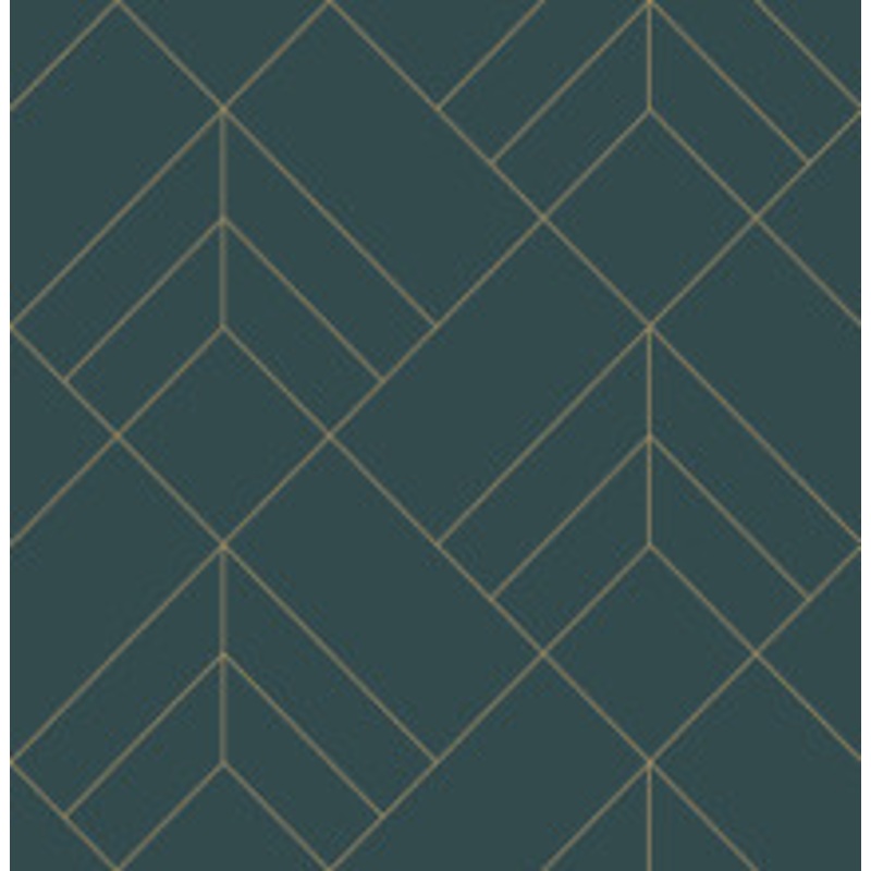 A-Street Prints Sander Slate Geometric Wallpaper