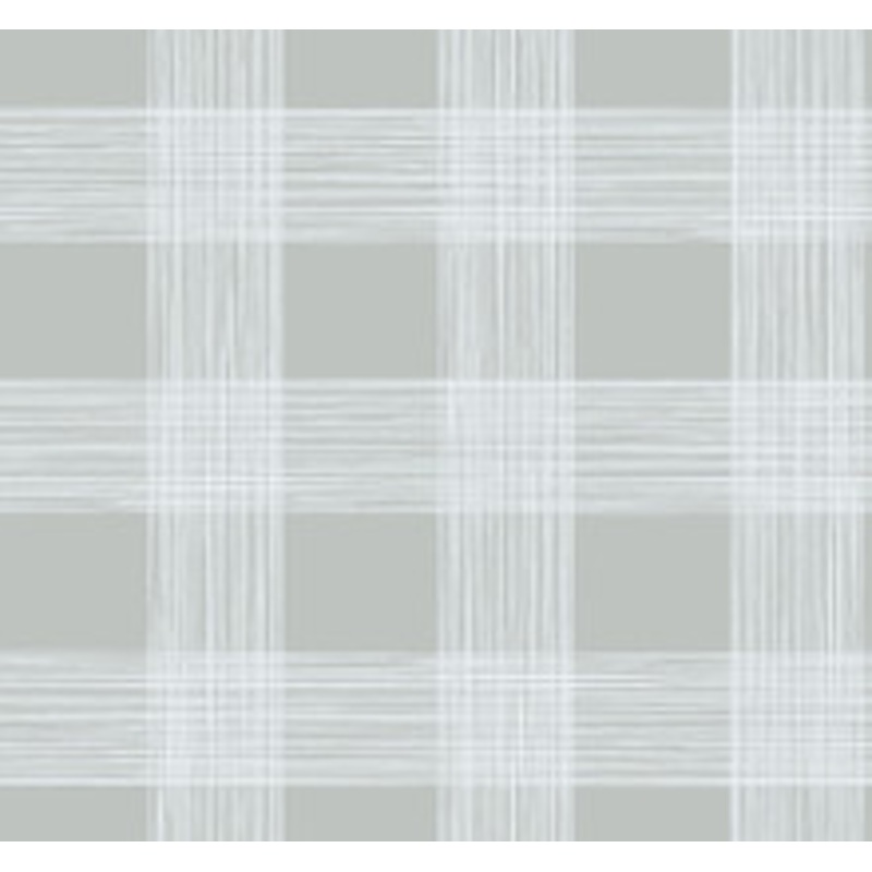 A-Street Prints Scarborough Grey Striated Plaid Wallpaper