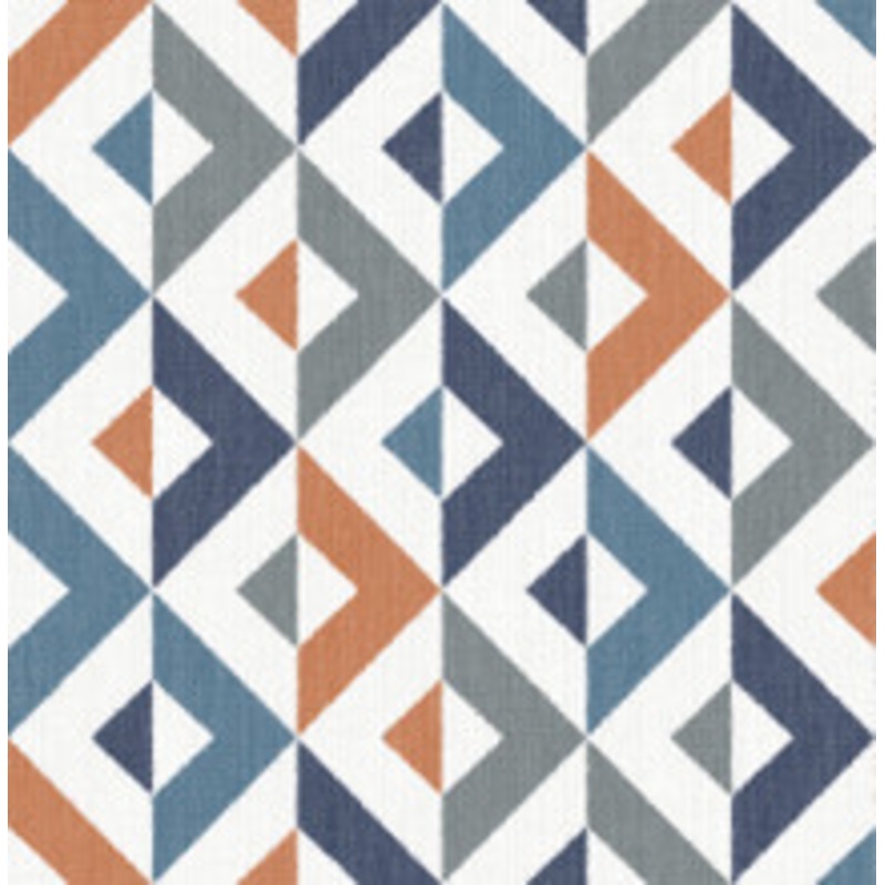 A-Street Prints Seesaw Multicolor Geometric Faux Linen Wallpaper