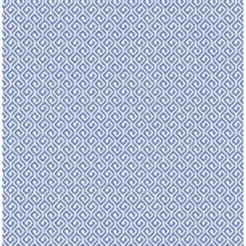 A-Street Prints Sete Denim Greek Key Wallpaper