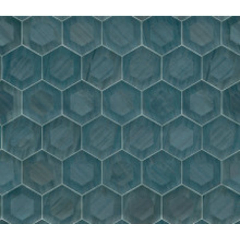 A-Street Prints Shunan Blue Veneer Inlay Wallpaper