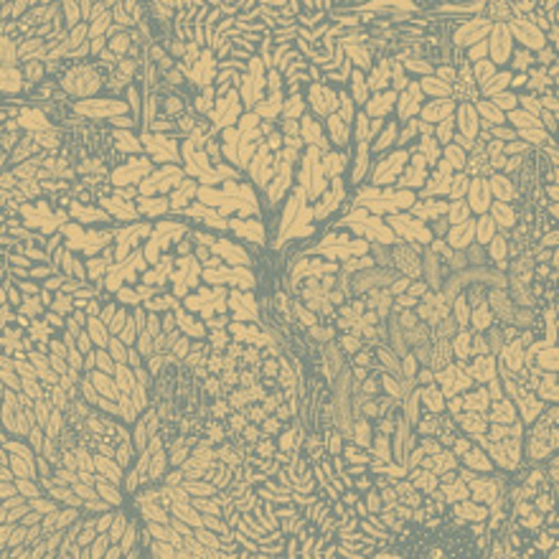 A-Street Prints Olle Light Yellow Forest Sanctuary Wallpaper