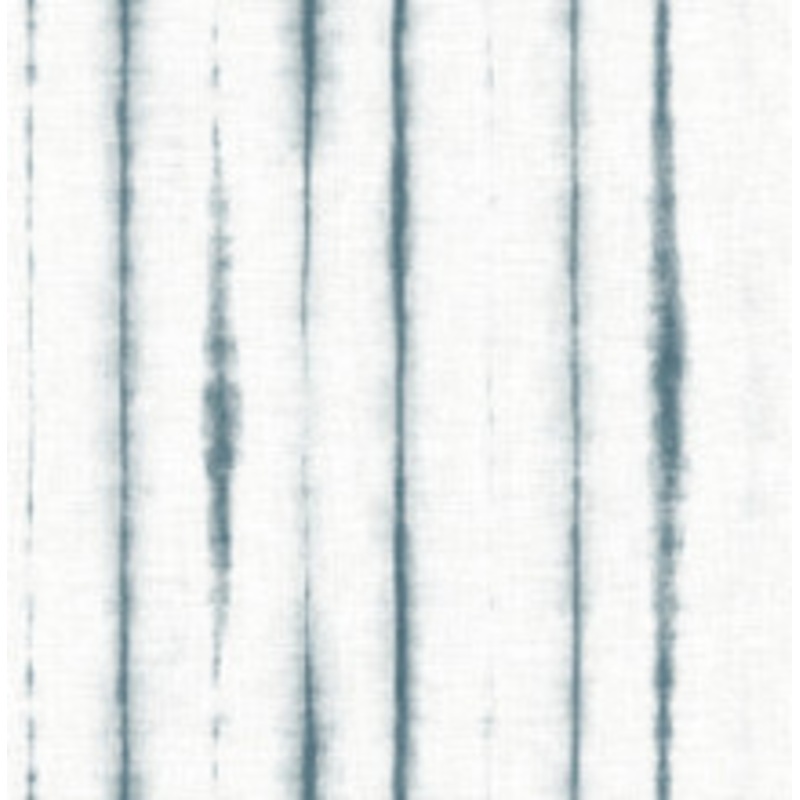A-Street Prints Orleans Teal Shibori Faux Linen Wallpaper
