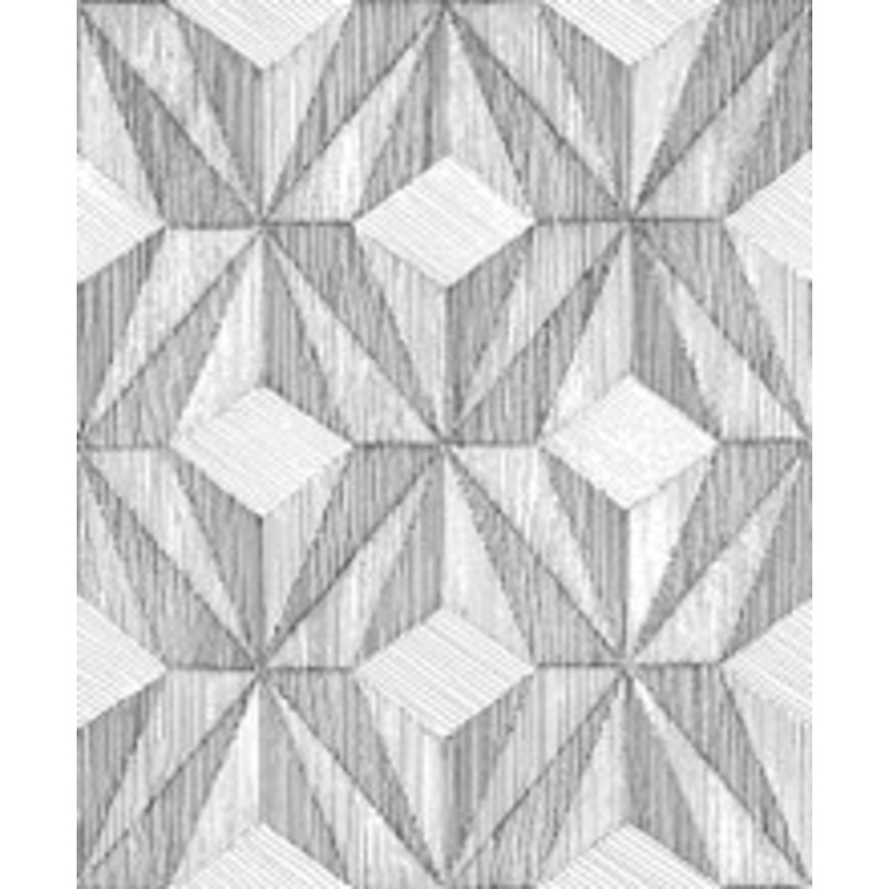 A-Street Prints Paragon Black Geometric Wallpaper