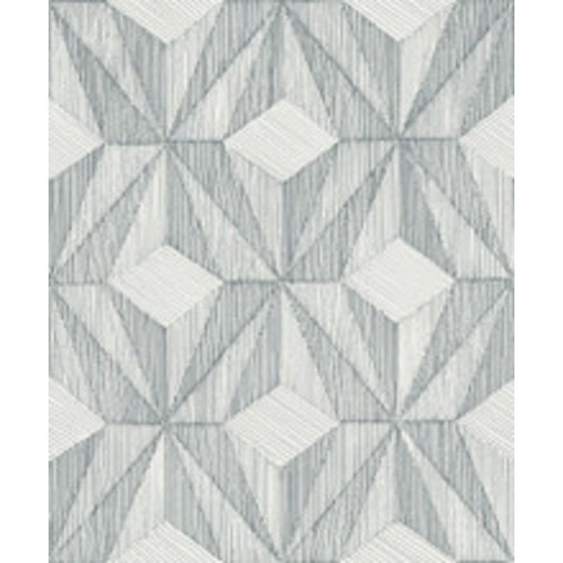 A-Street Prints Paragon Slate Geometric Wallpaper