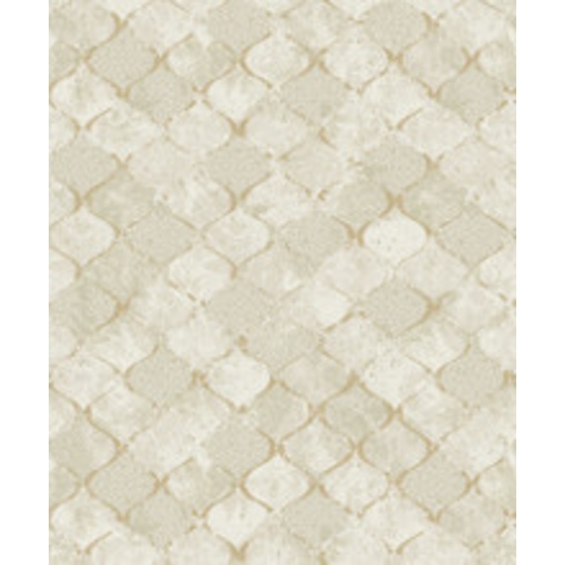 A-Street Prints Pilak Gold Ogee Tile Wallpaper