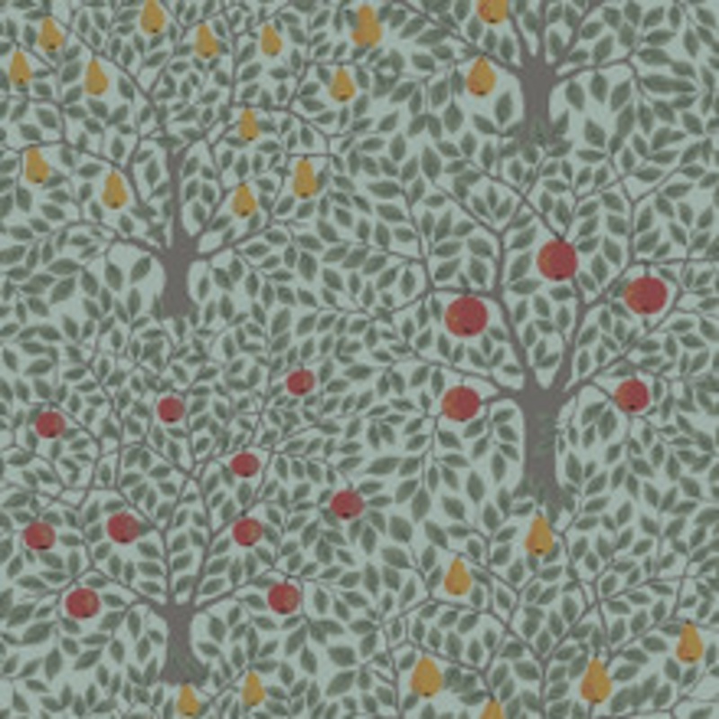 A-Street Prints Pomona Green Fruit Tree Wallpaper