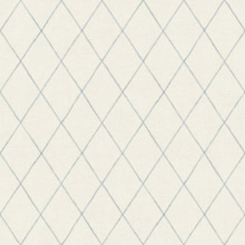 A-Street Prints Rhombus Blue Geometric Wallpaper