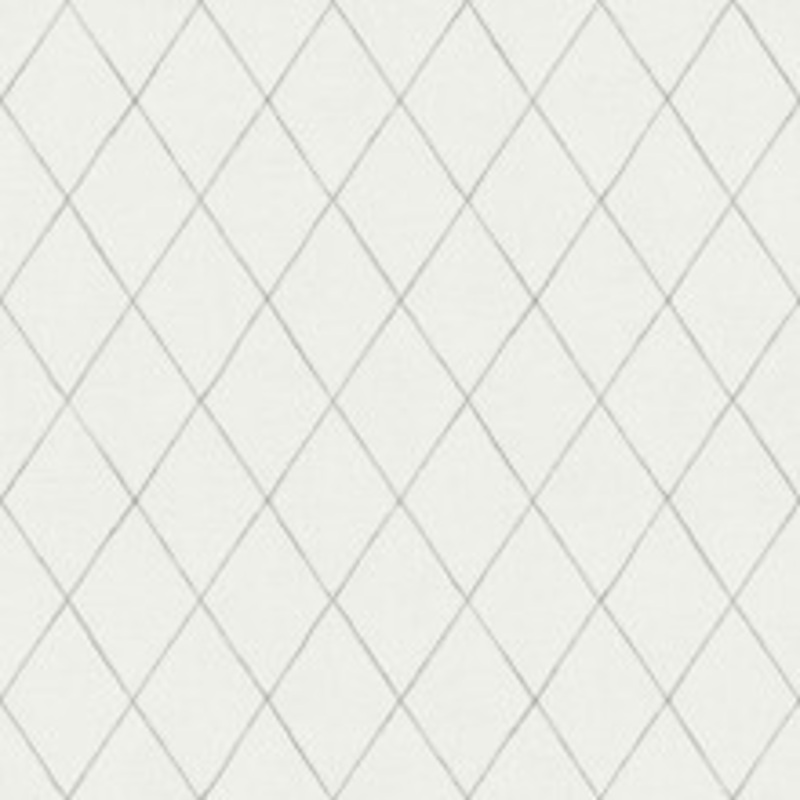 A-Street Prints Rhombus Grey Geometric Wallpaper