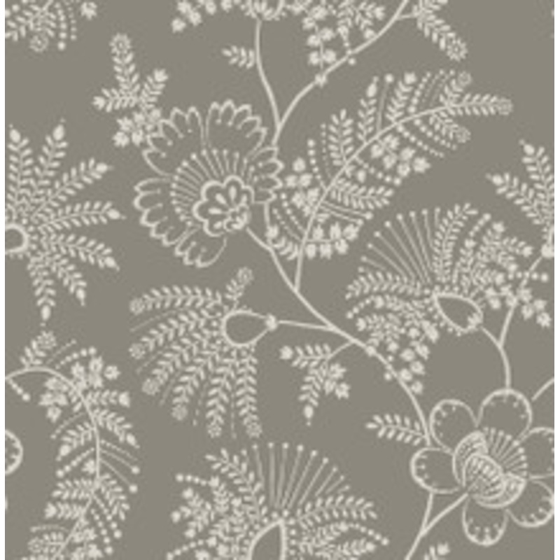 A-Street Prints Maeve Grey Jacobean Trail Wallpaper
