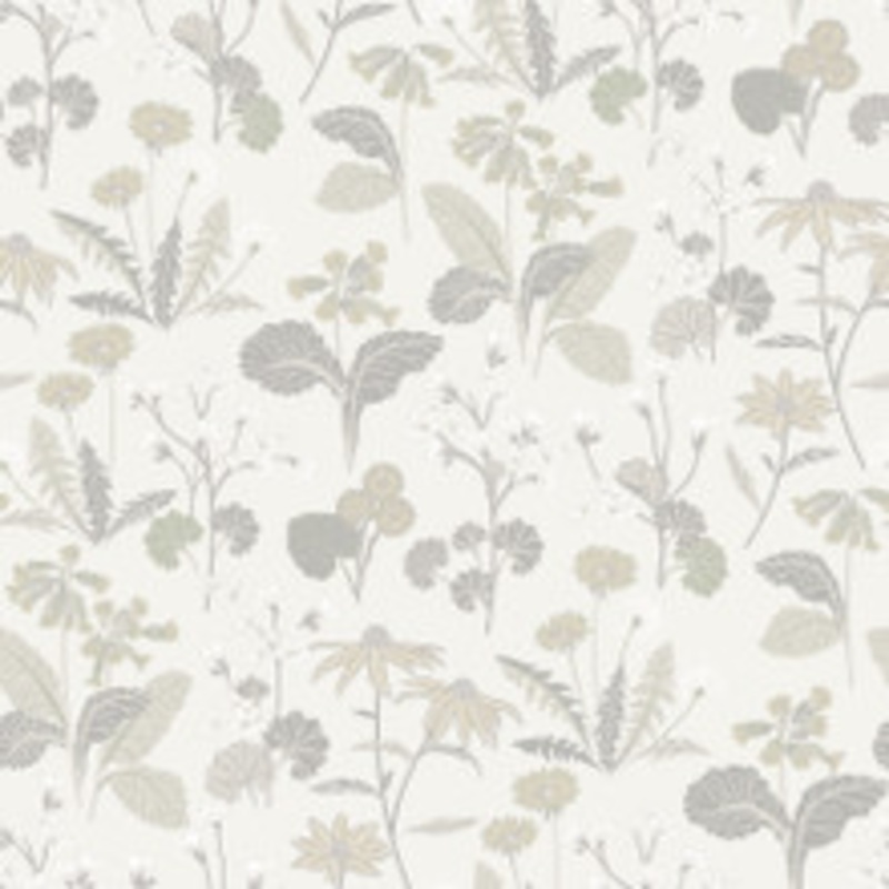 A-Street Prints Magdalena Light Grey Dandelion Wallpaper