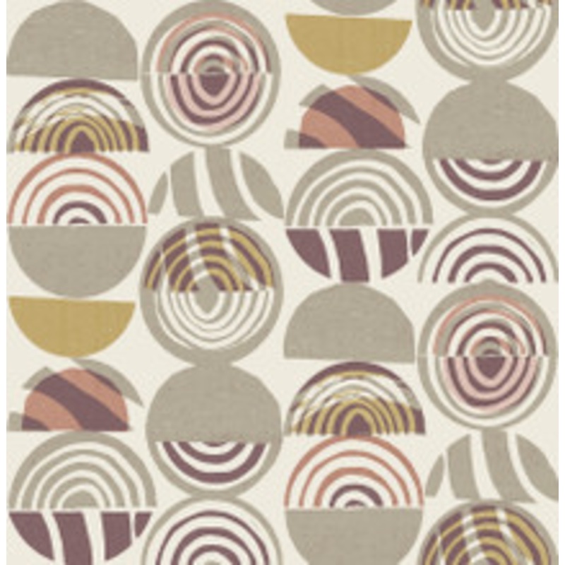 A-Street Prints Mage Plum Mod Geometric Wallpaper