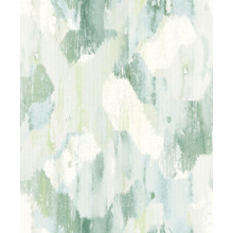A-Street Prints Mahi Green Abstract Wallpaper