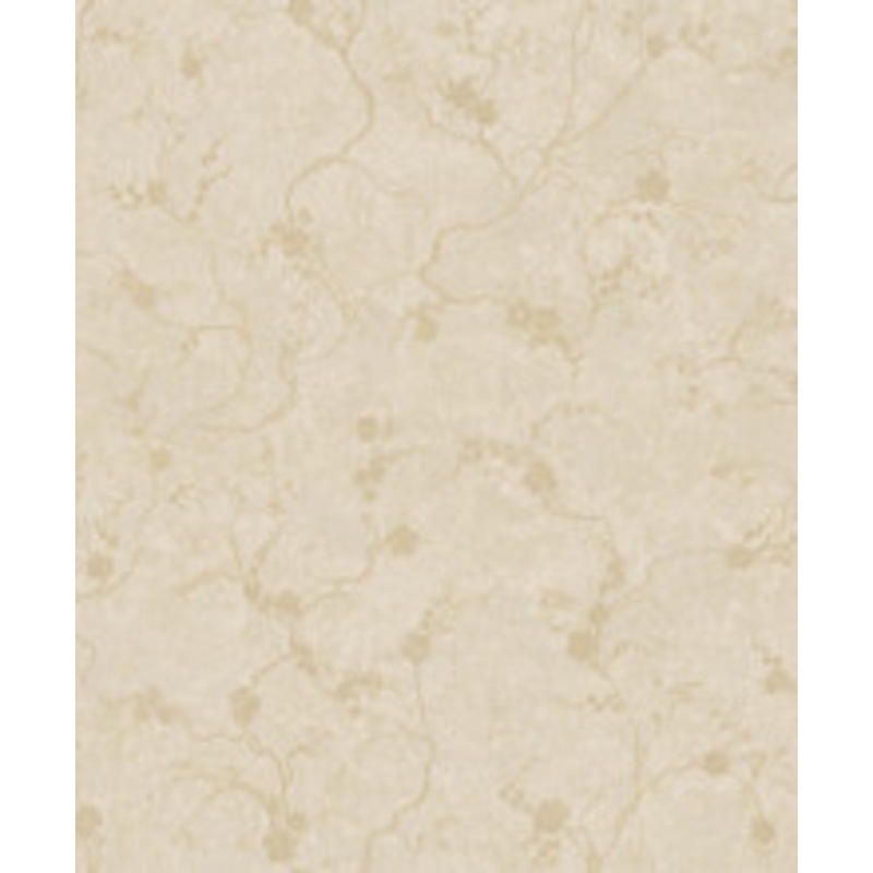 A-Street Prints Mahina Gold Floral Vine Wallpaper