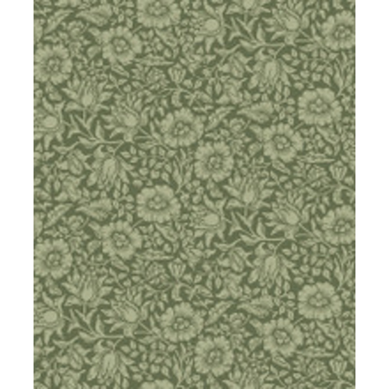 A-Street Prints Mallow Dark Green Floral Vine Wallpaper
