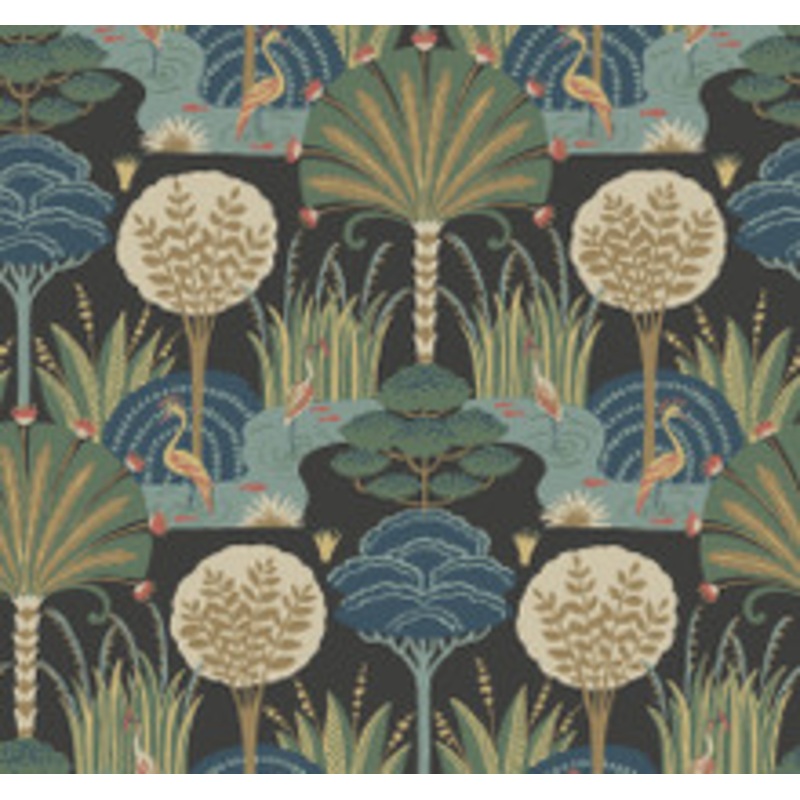 A-Street Prints Mandeville Multicolor Tropical Paradise Wallpaper
