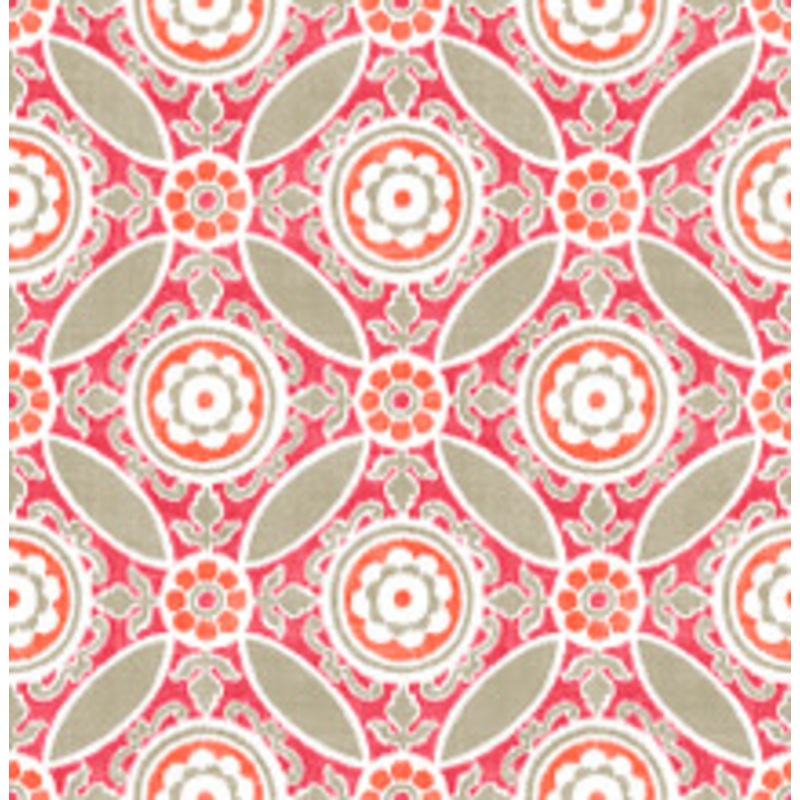 A-Street Prints Maya Pink Medallion Wallpaper